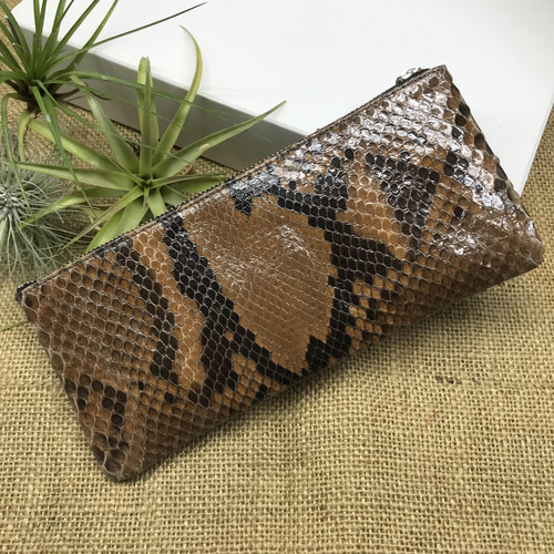 ダイヤモンドパイソン シンプル長財布 長財布 アトリエ ヨッコ 通販 
