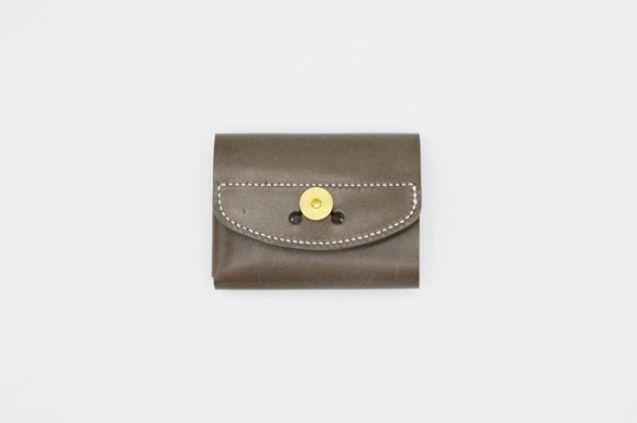 tsutsumi（ミニマル財布、ロロマレザー、サーペンタイン色） 1枚目の画像