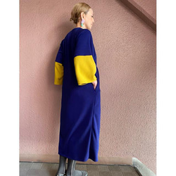 RATA ❤️ 袖子顏色 2 種顏色可選 ❤️ 新款針織連衣裙 ❤️ 適合一件的配色 ❤️ 寬鬆寬長款 ❤️ 海軍藍 ❤️ 第5張的照片