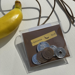 【單肩定制】藍色香蕉透明第二款錢包 第6張的照片