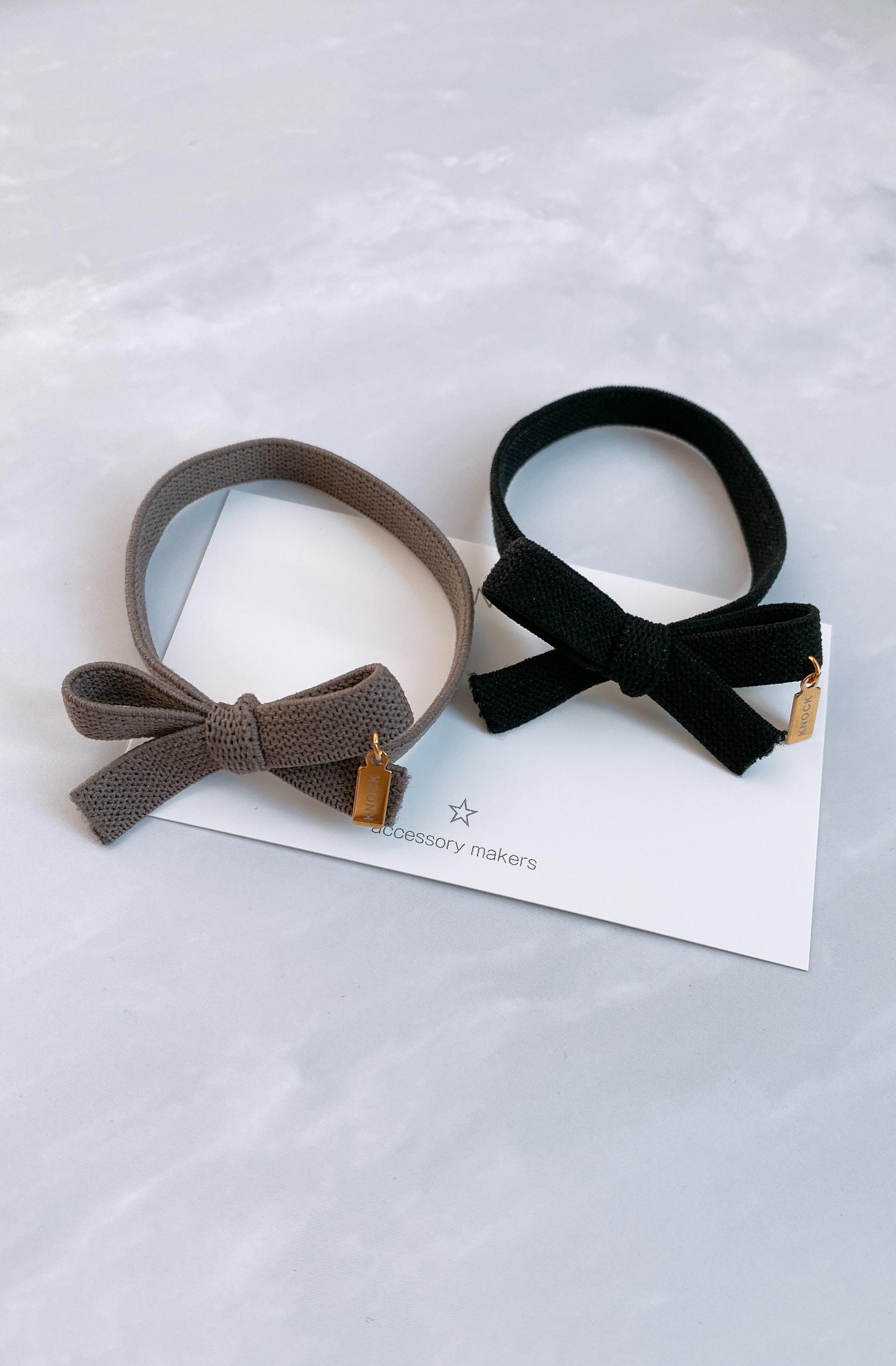 ACCA #限定品　リボンヘアゴム Made in France ACCA #限定品 リボンヘアゴム Made in France