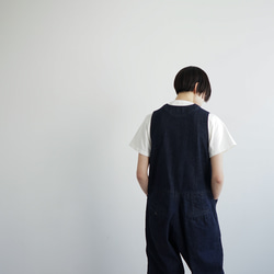 organic cotton 12.5oz denim jeans/overall/indigo 7枚目の画像