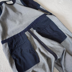 organic cotton 12.5oz denim jeans/overall/indigo 14枚目の画像