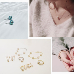 【オーダーメイド】自分だけの本真珠を使ったパールアクセサリー　〜あこや真珠〜 4枚目の画像