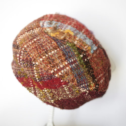 手織り ベレー帽　秋冬糸 3color 9枚目の画像