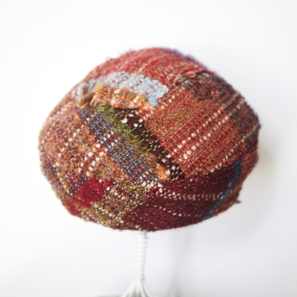 手織り ベレー帽　秋冬糸 3color 11枚目の画像