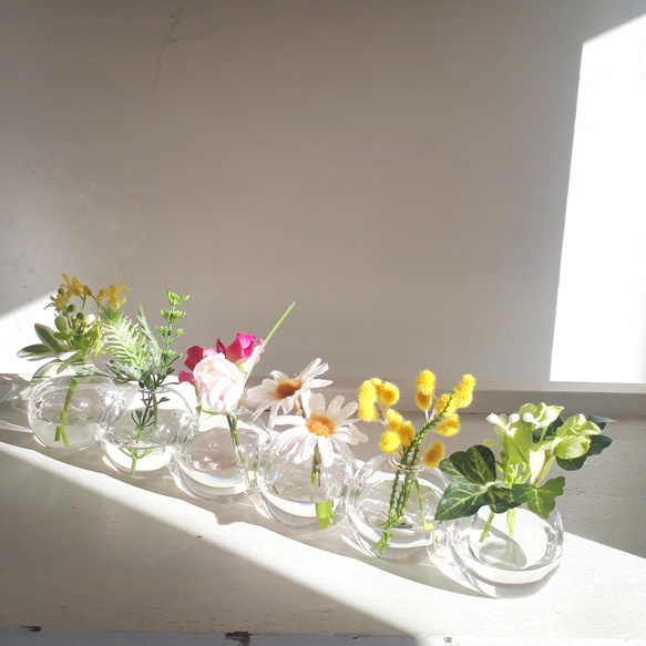 春の彩り・まるで本物・6連造花インテリア×マジカルウォーター 8枚目の画像