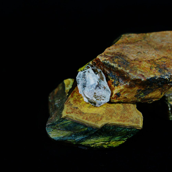 ハーキマーダイヤモンド 天然石 ペンダント チャクラ ハンドメイド 癒し 能力覚醒 浄化 お守り022539 7枚目の画像