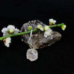 ハーキマーダイヤモンド 天然石 ペンダント チャクラ ハンドメイド 癒し 能力覚醒 浄化 お守り022539 3枚目の画像