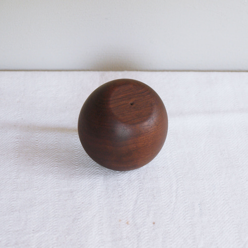 木製 りんご ウォールナット材 オブジェ その他インテリア雑貨 木工 木