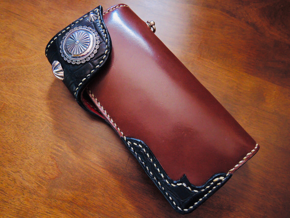 ロングウォレット クロコダイルレザー ブラック 長財布 silver 本革 日本製 クロコダイル センター1匹取り ロングウォレット 上質