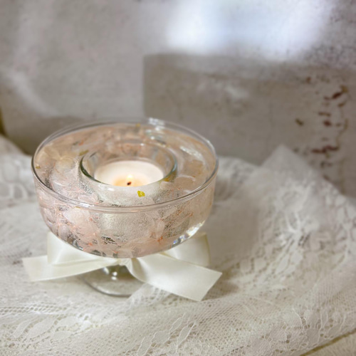 紫陽花 アジサイ グラス キャンドル 結婚式 ウェルカムスペース装飾