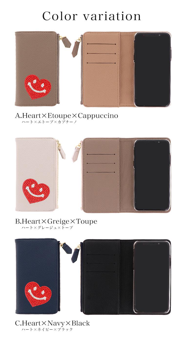 スマホケース iPhone Android 手帳型ケース キャッシュレス スマホショルダー caless-06