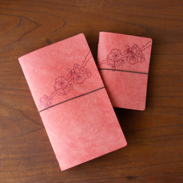 【春季限定】トラベラーズノートパスポートサイズ　ピンク-さくら- 6枚目の画像