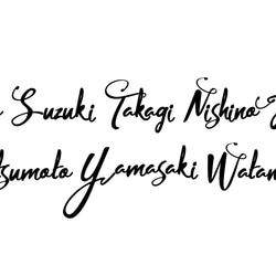 オリジナル表札【正方形】ꕥ大理石風 5枚目の画像