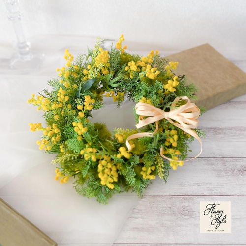 受注制作ミモザのリース 受注制作ミモザのリース
