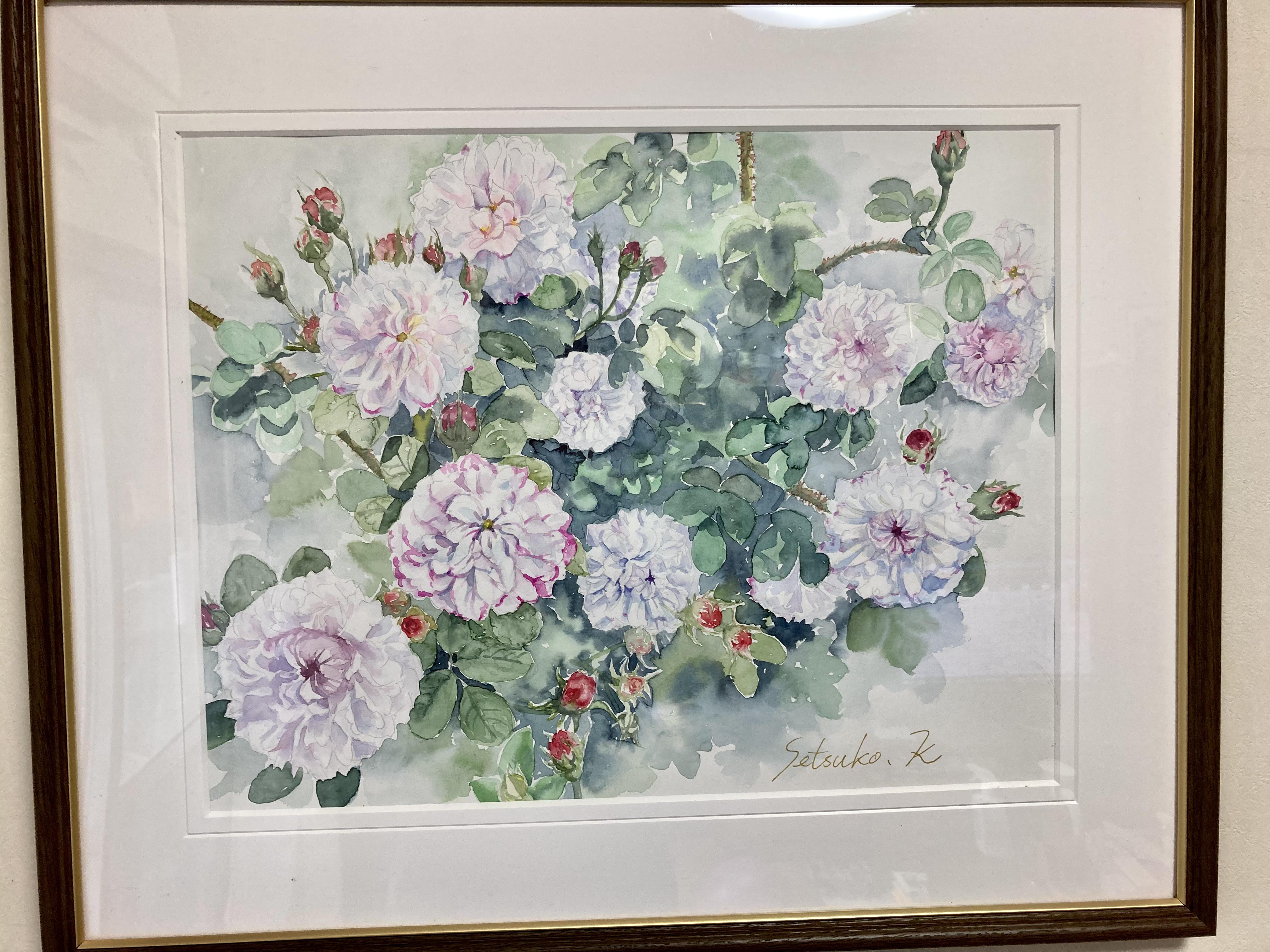 aroma様専用 sparkling Rose 絵画原画（アロマ/キャンドルが高値