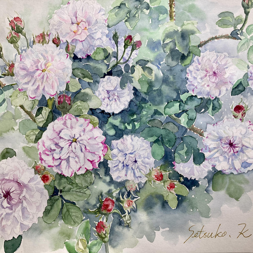 水彩画『ジャッカロープ』原画額なし販売
