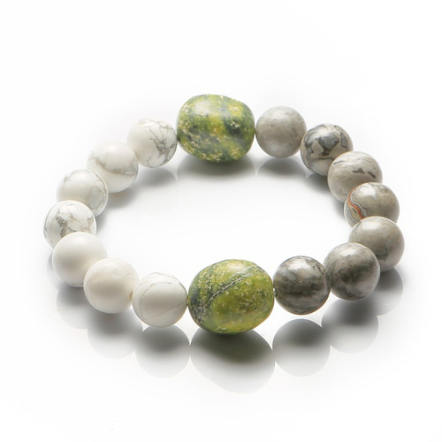 ピカソジャスパー 天然石ブレスレット チャクラ ハンドメイド 癒し