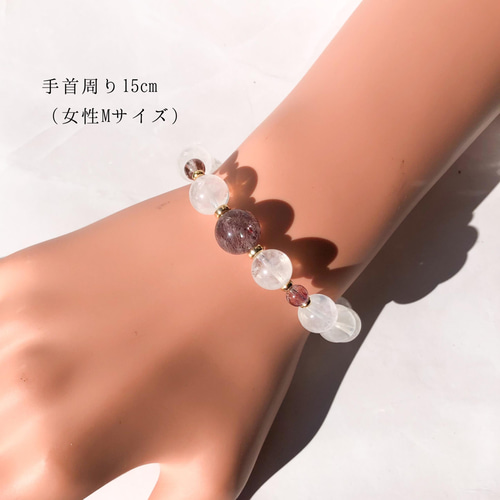 極上5A＋ エンジェルラダー ラリマー デザイン ブレスレット 天然石 ラリマー デザイン ブレスレット ② 極上5A＋ エンジェルラダー