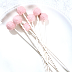 ♦︎受注制作♦︎桜ピンクのアロマスティック７本セット 1枚目の画像