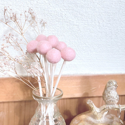♦︎受注制作♦︎桜ピンクのアロマスティック７本セット 7枚目の画像