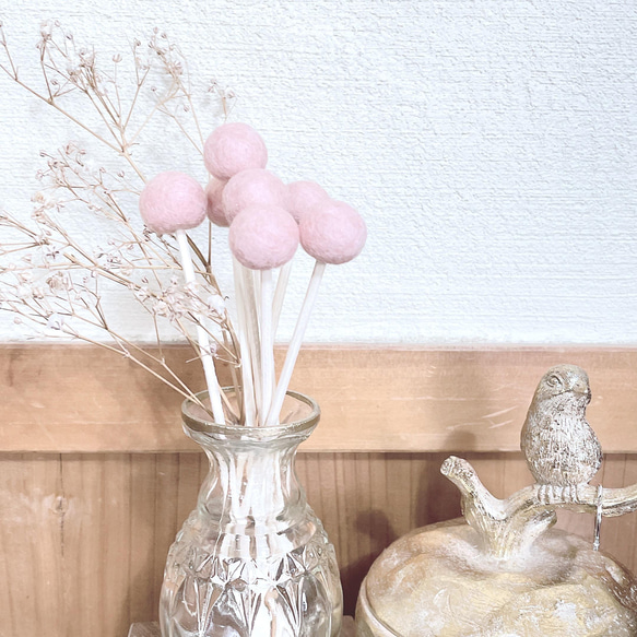 ♦︎受注制作♦︎桜ピンクのアロマスティック７本セット 6枚目の画像
