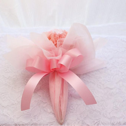 桜入りピンクの花束♥卒業式や送別に。 4枚目の画像