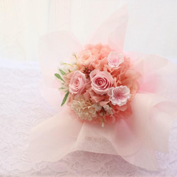 桜入りピンクの花束♥卒業式や送別に。 3枚目の画像