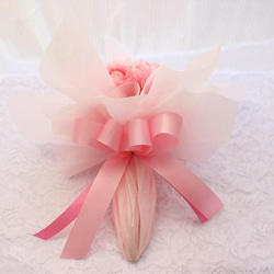 ピンクの花束♥卒業式や送別に。 5枚目の画像