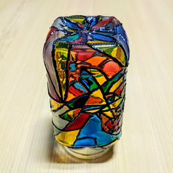 『　虎に翼　』　Coffee空瓶キャンドルホルダー　LEDキャンドルライト付き 3枚目の画像
