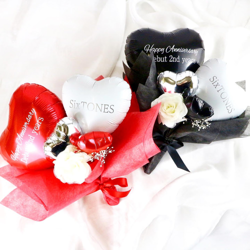 フラワー バルーン ギフト 韓国 推しバルーン 本人不在の誕生日