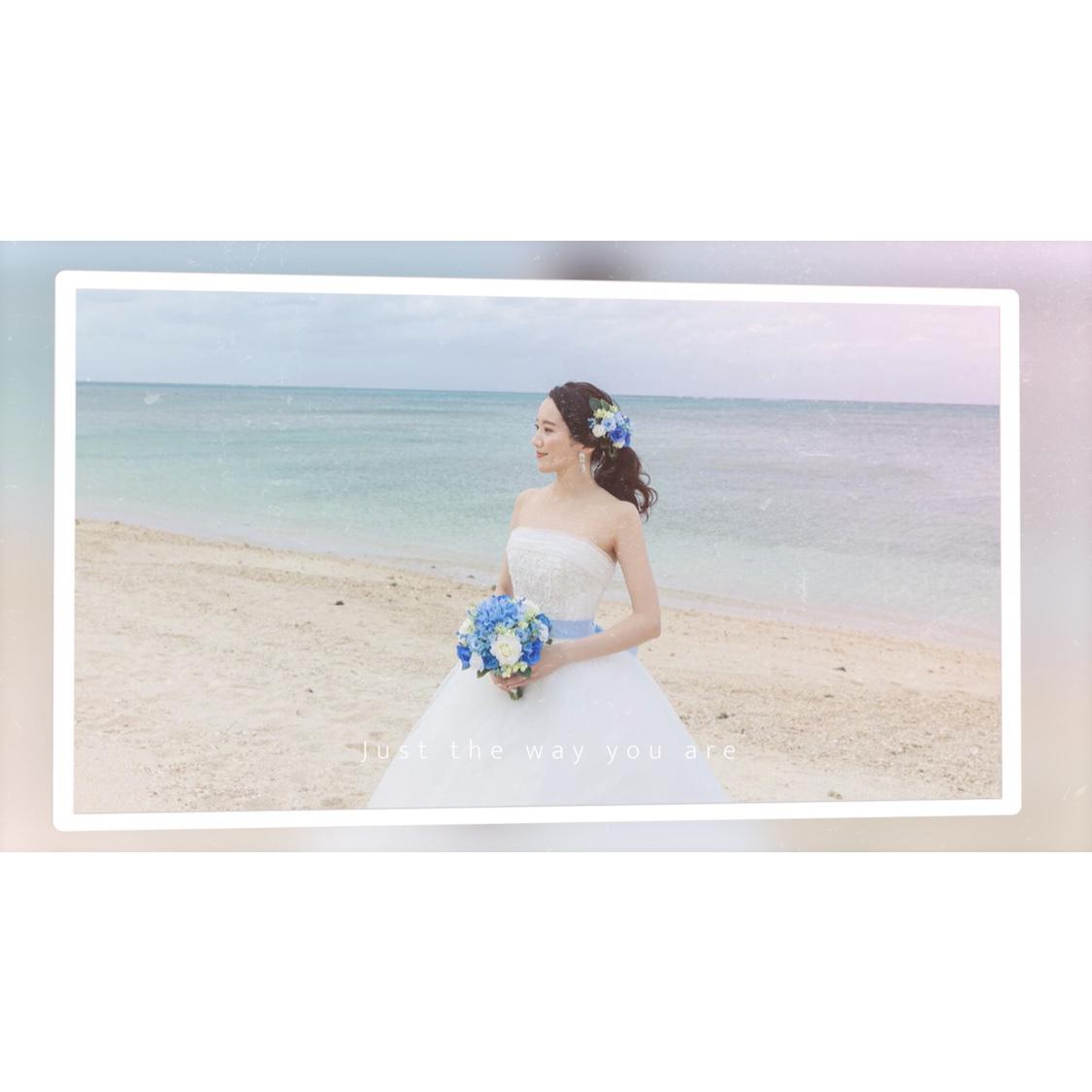 結婚式後のまとめムービー　感動的に制作します♪前撮り写真や結婚式で撮ってもらった写真や動画を素敵に編集いたします！