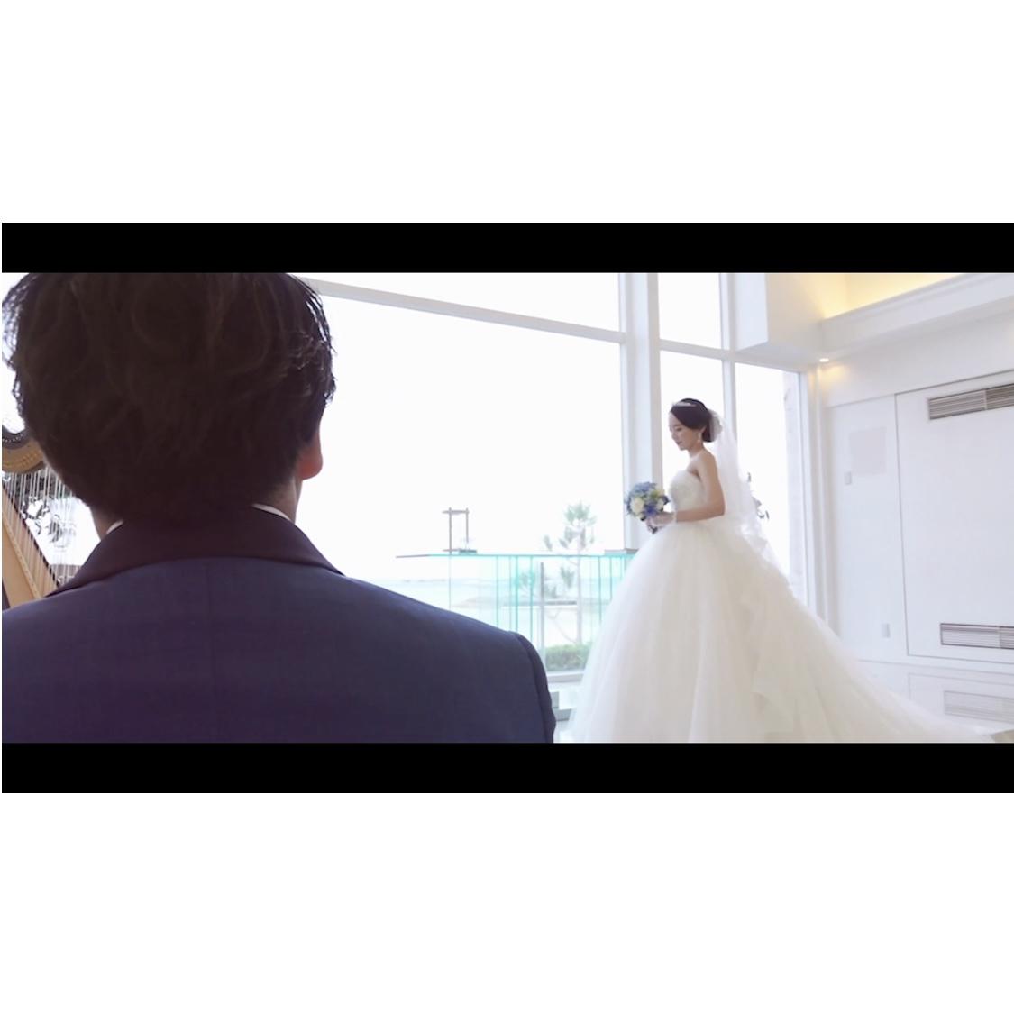 結婚式後のまとめムービー　感動的に制作します♪前撮り写真や結婚式で撮ってもらった写真や動画を素敵に編集いたします！