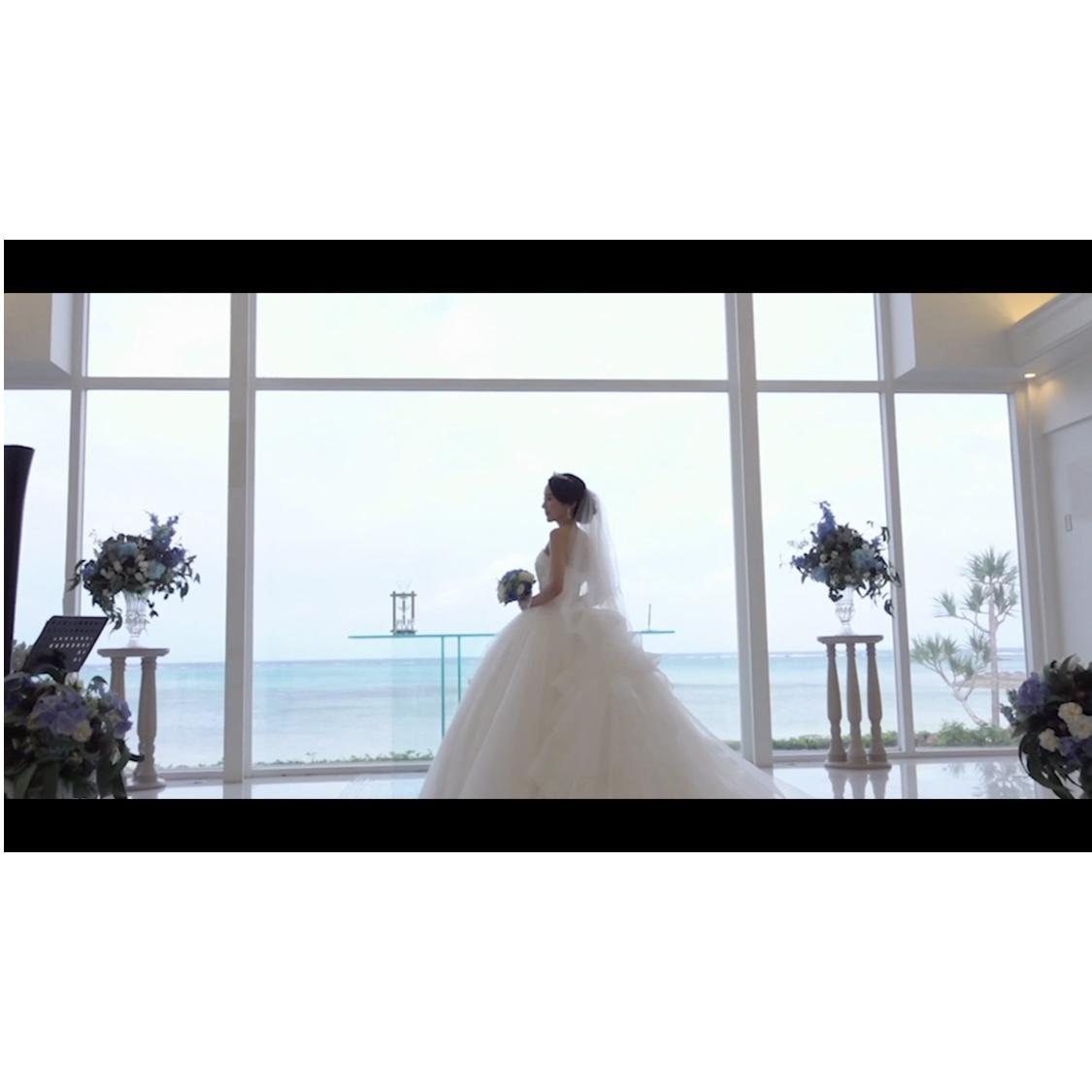 結婚式後のまとめムービー　感動的に制作します♪前撮り写真や結婚式で撮ってもらった写真や動画を素敵に編集いたします！