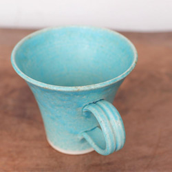 コーヒーカップ(中)・トルコブルー　yc-046 3枚目の画像