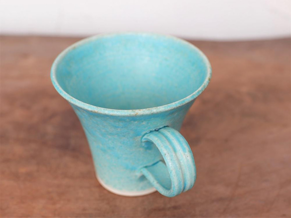 咖啡杯（中號）・土耳其藍 yc-046 第3張的照片