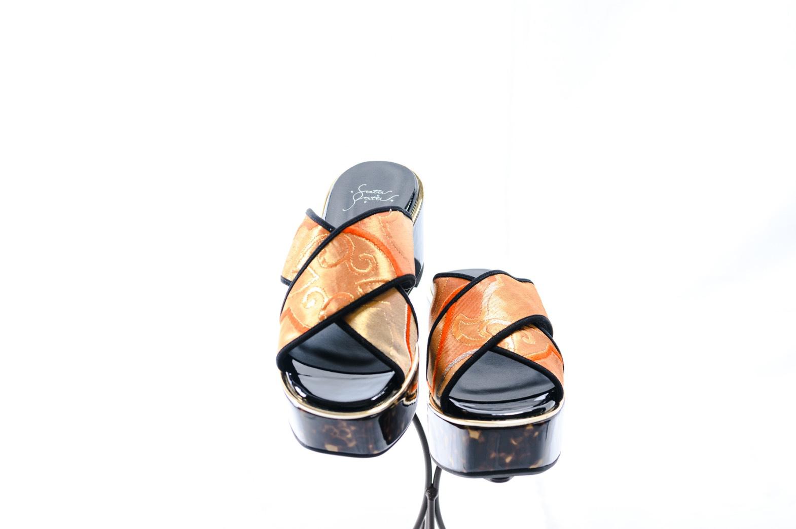 西陣織　袋帯　菊唐草　25.0cm