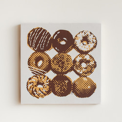 Chocolate Donuts ファブリック/アートパネル 7枚目の画像