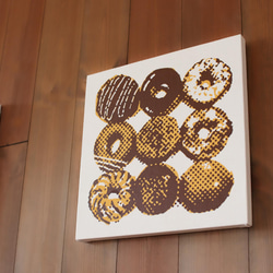 Chocolate Donuts ファブリック/アートパネル 6枚目の画像