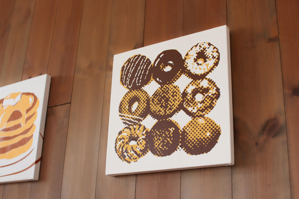 Chocolate Donuts ファブリック/アートパネル 6枚目の画像