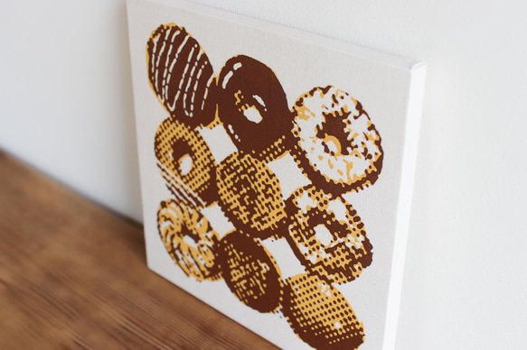 Chocolate Donuts ファブリック/アートパネル 5枚目の画像