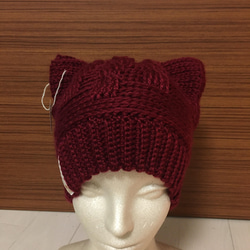 Cat Winter Hat (cat style) 帽子、ハット、ビーニー 1枚目の画像