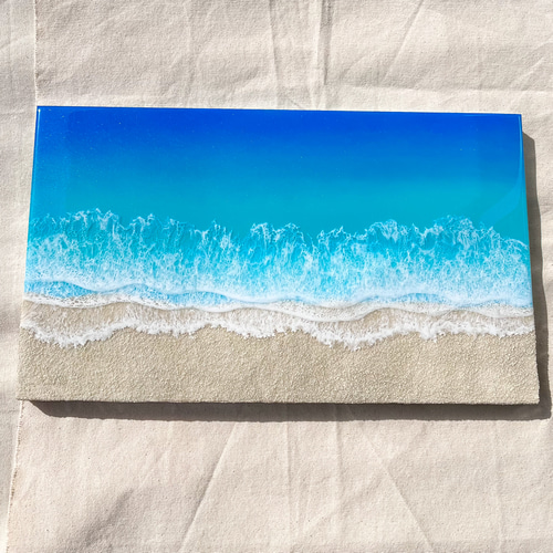 受注制作】海アート アートパネル レジンアート 壁掛け