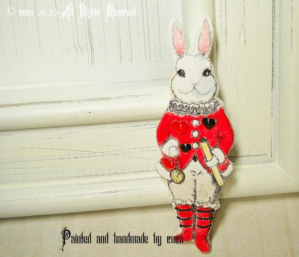 不思議の国のアリス『典礼服のうさぎ』♥White Rabbit♠懐中時計 Alice in Wonderland 1枚目の画像
