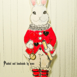 不思議の国のアリス『典礼服のうさぎ』♥White Rabbit♠懐中時計 Alice in Wonderland 3枚目の画像