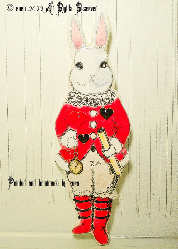 不思議の国のアリス『典礼服のうさぎ』♥White Rabbit♠懐中時計 Alice in Wonderland 3枚目の画像