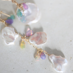 14KGF opal pearl pierce[kgf3953] 5枚目の画像