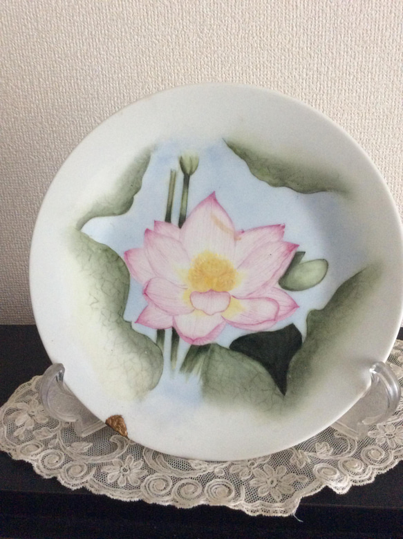 睡蓮の花の絵皿 その他アート misa7 通販 13351382｜Creema(クリーマ