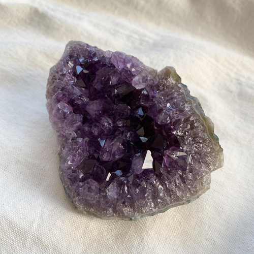 ハートの洞窟❦͙ ピンクアメジスト✨ クラスター ラフストーン  